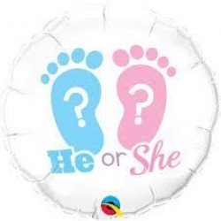 GLOBO 18" FOIL HE OR SHE?