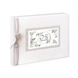 LIBRO FIRMAS BODAS PLATA   