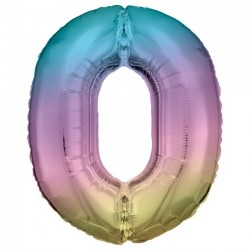   GLOBO 34" FOIL FORMA N0 ARCOIRIS