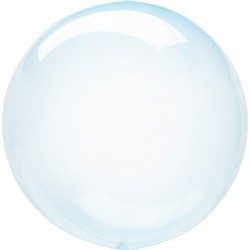   GLOBO 18" BURBUJA TRANSPAREN AZUL