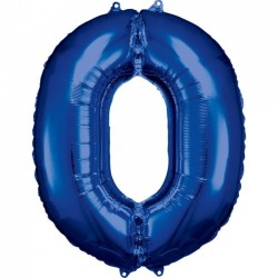   GLOBO 34" FOIL FORMA N0 AZUL