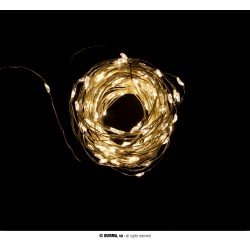 "HILO 200 LED A PILA BLANCO CALIDO 20MT