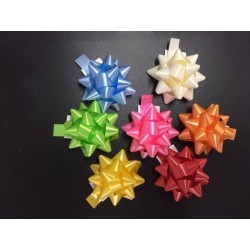 LAZO ESTRELLA ADHESIVA COL.SURT 13MM