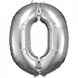   GLOBO 40" FOIL FORMA N0 PLATA