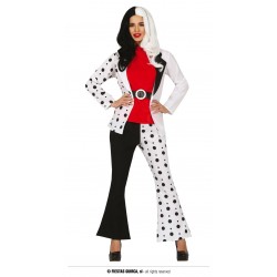  DISFRAZ T-S MUJER DALMATA
