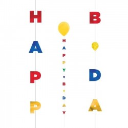 TIRA DECORACION GLOBO HAPPY BIRTHDAY 182