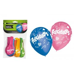 8 GLOBOS HG2033 FELICIDADES