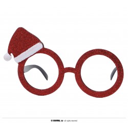 GAFAS GLITTER GORRO PAPA NOEL