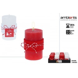 VELON NAVIDAD CON LAZO 6X9CM