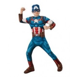 L DISFRAZ 7A8AÑOS CAPITAN AMERICA CLAS