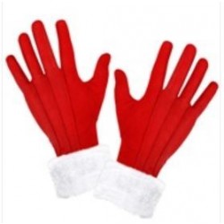 GUANTES PAPA NOEL PUÑO PELUCHE