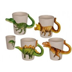TAZA DINOSAURIO MOD SURTIDOS 15X8CM