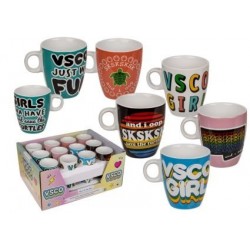 TAZA CERAMICA FRASES SURT. 8x7cm