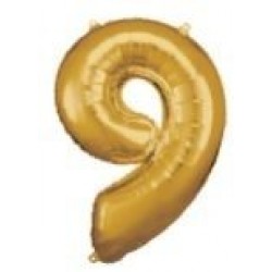   GLOBO 34" FOIL FORMA N9 ORO