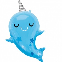GLOBO 30" FOIL FORMA BABY BALLENA UNICOR