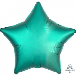 GLOBO 19" FOIL FORMA ESTRELLA VERDE META