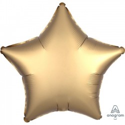   GLOBO 19" FOIL ESTRELLA CHROME ORO