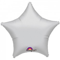   GLOBO 19" FOIL FORMA ESTRELL PLATA