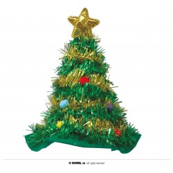 SOMBRERO FORMA ARBOL DE NAVIDAD