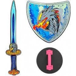 SET ESCUDO Y ESPADA VIKINGO DRAGON