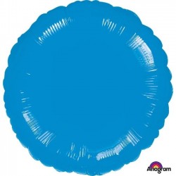   GLOBO 18" FOIL REDONDO AZUL