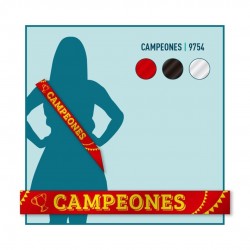 BANDA CAMPEONES COLORES SURTIDOS 180CM