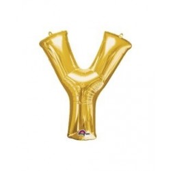   GLOBO 34" FOIL LETRA Y METAL ORO