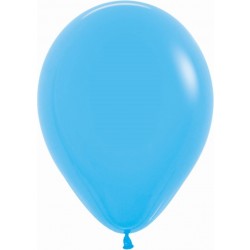   100 GLOBOS R5" LATEX SOLIDO AZUL