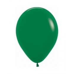   100 GLOBOS R5" LATEX SOLIDO VERDE