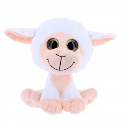PELUCHE OVEJA OJOS CRISTAL 18CM