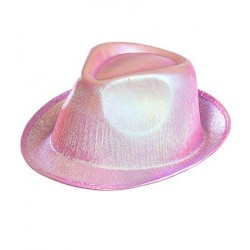 $ D   SOMBRERO ADULTO FEDORA ROSA PE
