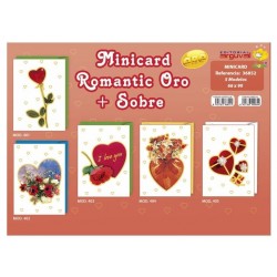 MINI TARJETA SOBRE ROMANTICO MOD SURT (3