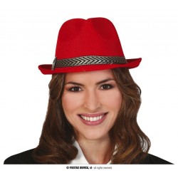 SOMBRERO GANGSTER ROJO