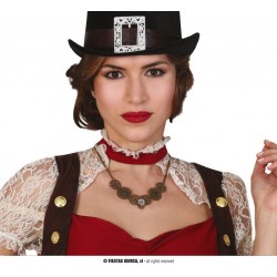 $D COLLAR ENGRANAJES STEAMPUNK
