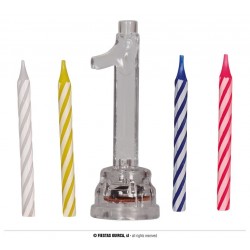 PORTAVELAS LED N1 C/4VELAS 13CM