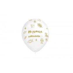 50 GLOBOS 11" 112M96 MI PRIMERA COMUNION