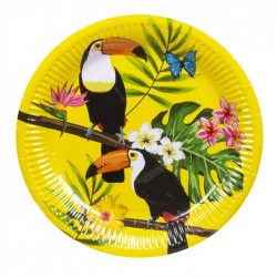   10 PLATOS CARTON TUCAN 23CM