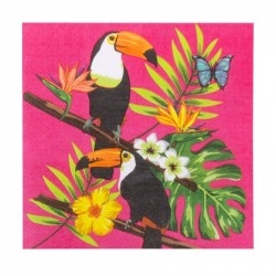   20 SERVILLETAS TUCAN 33X33CM