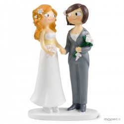 FIGURA PAREJA DE NOVIAS 21CM