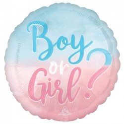GLOBO 18" FOIL BOY OR GIRL ?
