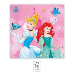   20 SERVILLETAS PRINCESAS 33CM