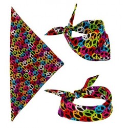 PAÑUELO BANDANA SIMBOLO LA PAZ 55X55CM