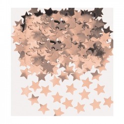   CONFETI ESTRELLA ROSA ORO 14GR