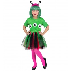 DISFRAZ 3A4AÑOS NIÑA ALIEN