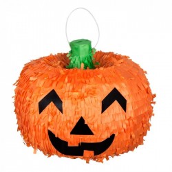 -PIÑATA FORMA CALABAZA 28X28CM