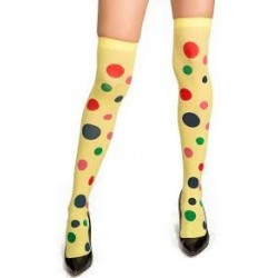 MEDIAS T-UNICA MUSLO AMARILLO PAYASO