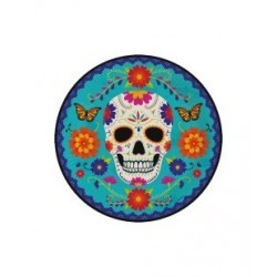   8 PLATOS DIA DE LOS MUERTOS 23CM