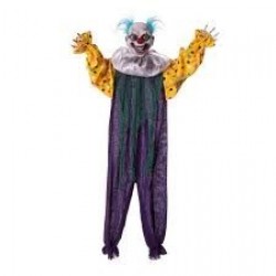 COLGANTE PAYASO TELA AMARILLO 90CM