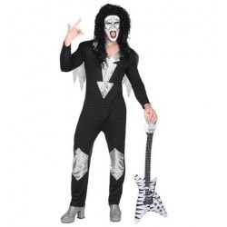 DISFRAZ T-M HEAVY METAL ROCK STAR