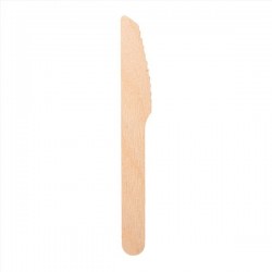 100 CUCHILLO MADERA 14CM